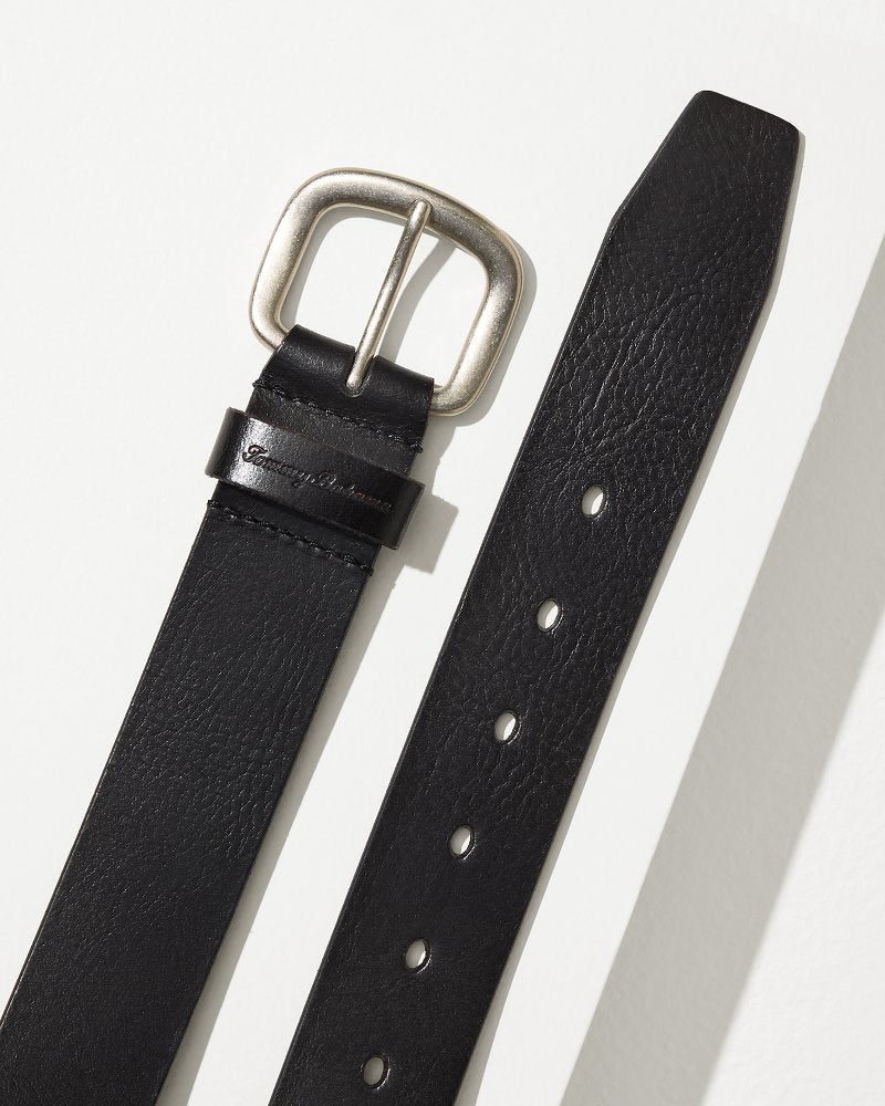 Raw Edge Leather Belt - Tommy Bahama Men