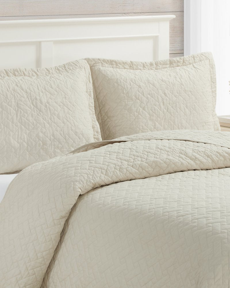 Raffia Solid 2-Piece Twin Quilt Set - Tommy Bahama Beach & Home