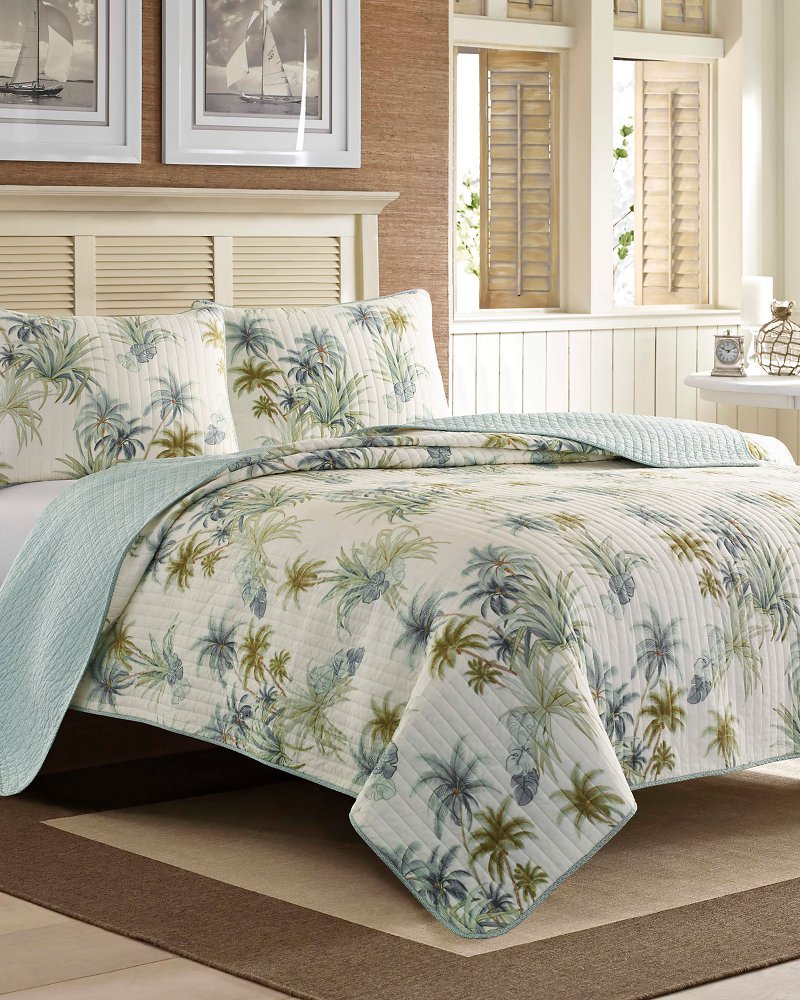 Serenity Palms King Quilted Sham - Tommy Bahama Beach & Home