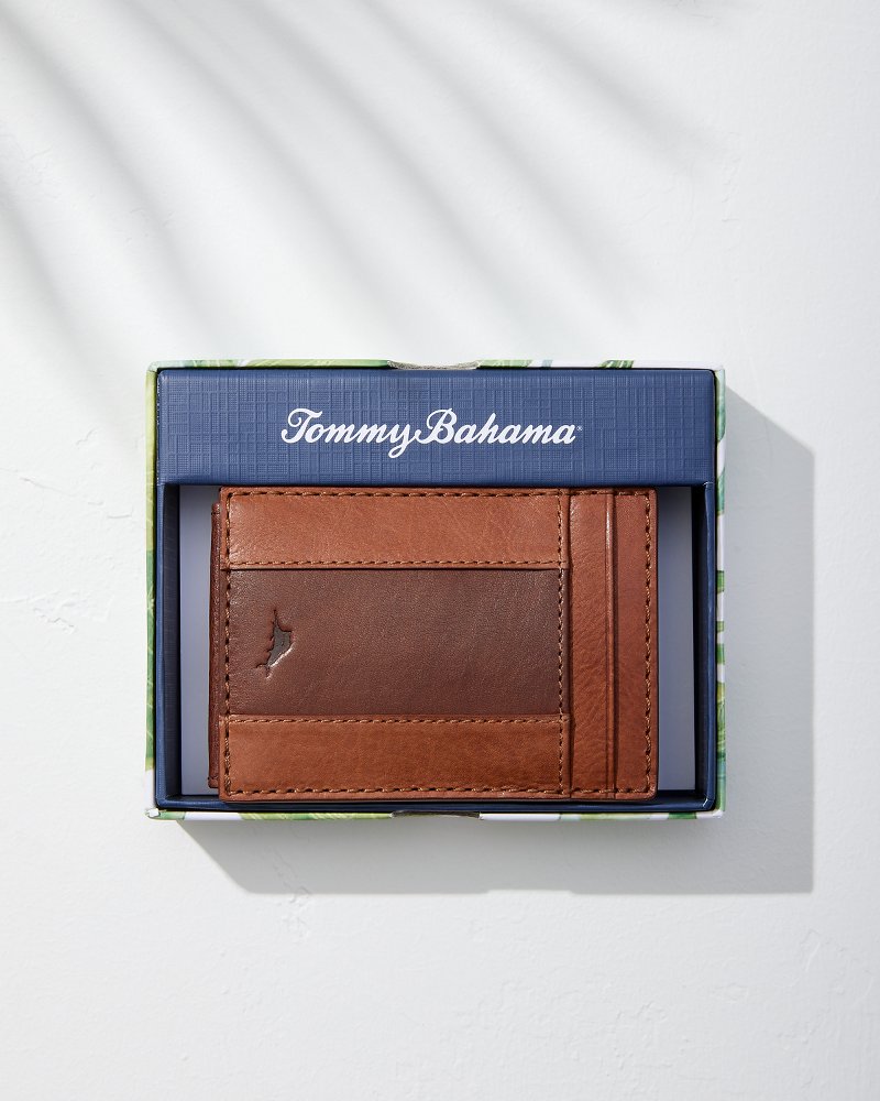 Two-Tone Magnetic Card Holder - Tommy Bahama Men