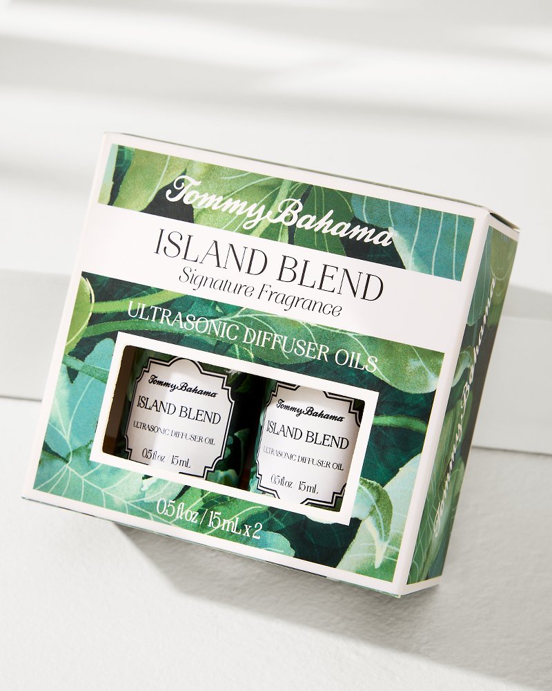 Island Blend Ceramic Pineapple Diffuser Oil Refill Set - Tommy Bahama Beach & Home