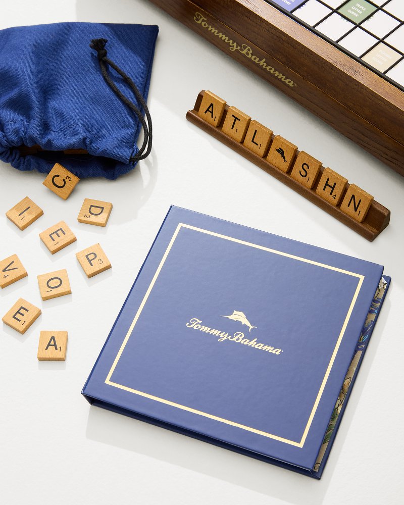 Tommy Bahama Deluxe Scrabble Board Game - Tommy Bahama Beach & Home