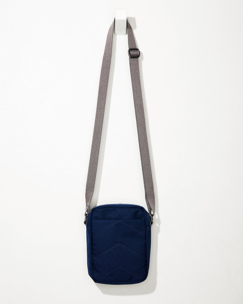 Bond Deep Blue Canvas Crossbody - Tommy Bahama Men|Beach & Home