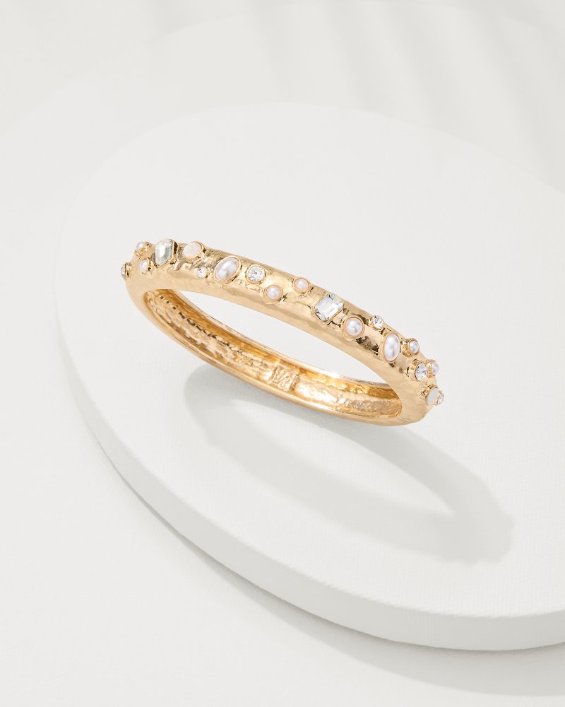Tidal Treasure Mother of Pearl and Stone Bangle - Tommy Bahama Women