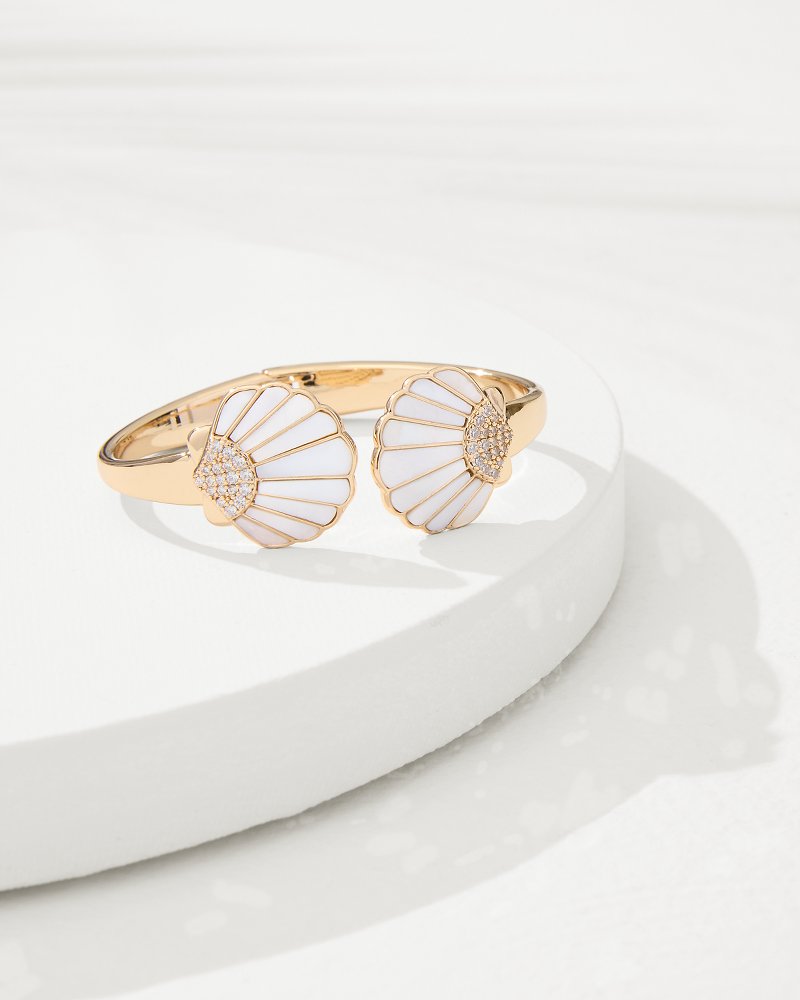 Moments in Paradise Mother of Pearl and Shell Cuff - Tommy Bahama Women