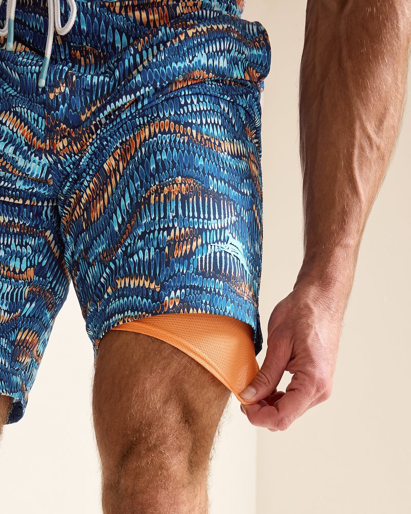 Big & Tall Baja Monte Rio Geo Boardshorts - Tommy Bahama Men