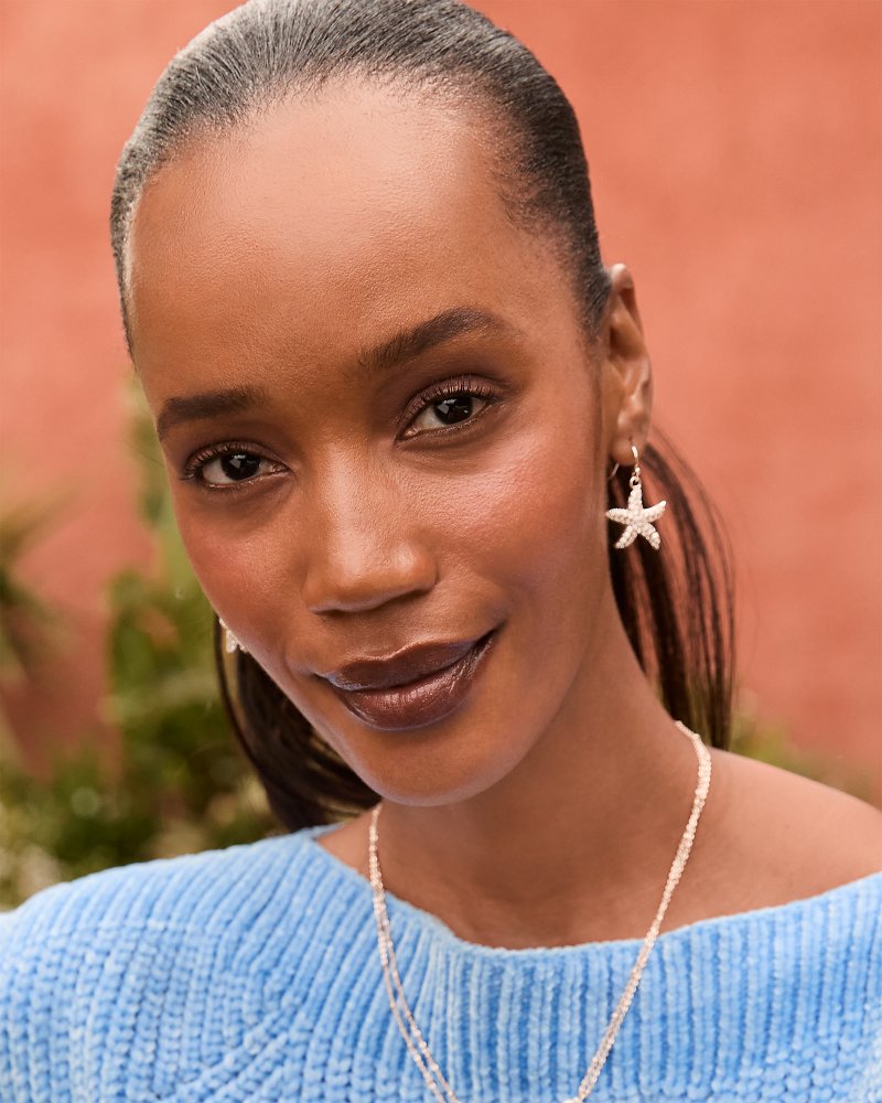 Island Essence Rose Gold Starfish Drop Earrings - Tommy Bahama Women