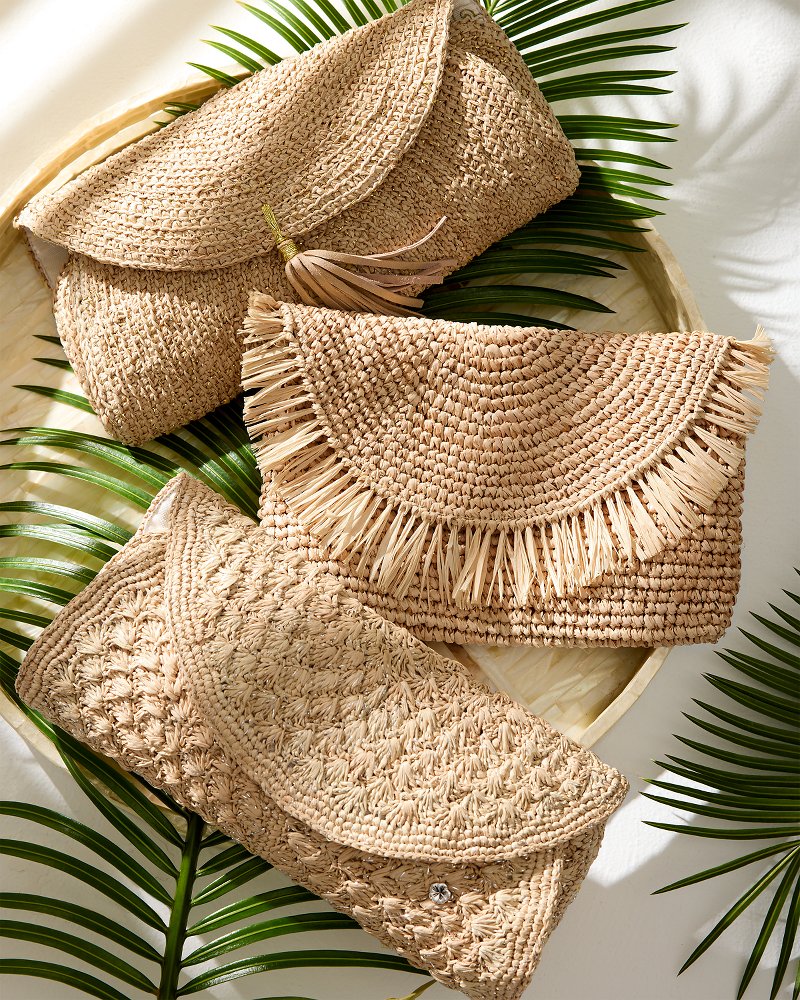 Rimini Raffia Clutch - Tommy Bahama Women
