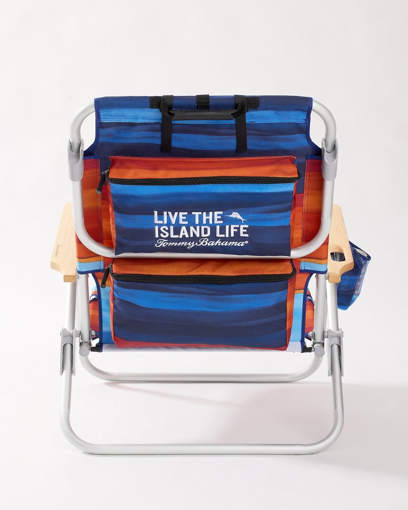 Tommy Bahama Sunset Stripe Deluxe Backpack Beach Chair - Tommy Bahama Beach & Home