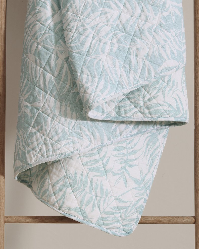Art of Palms Reversible 3-Piece King Quilt Set - Tommy Bahama Beach & Home