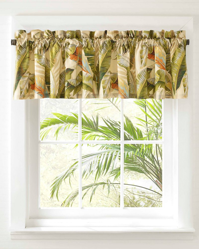 Palmiers Window Valance - Tommy Bahama Beach & Home