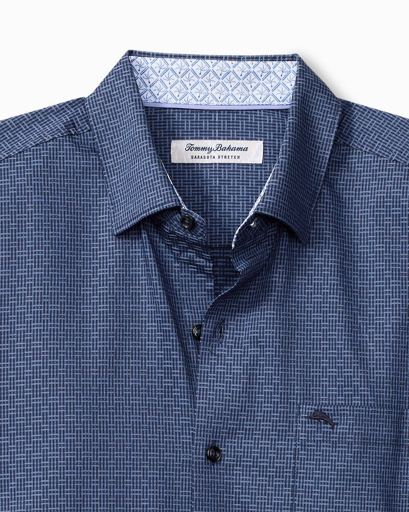 Sarasota Stretch Ventura Isles IslandZone® Stripe Shirt - Tommy Bahama Men