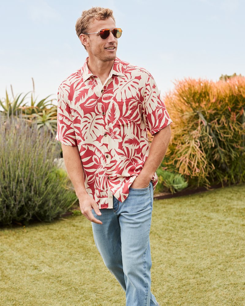 Veracruz Cay Lindavista Leaves Short-Sleeve Shirt - Tommy Bahama Men