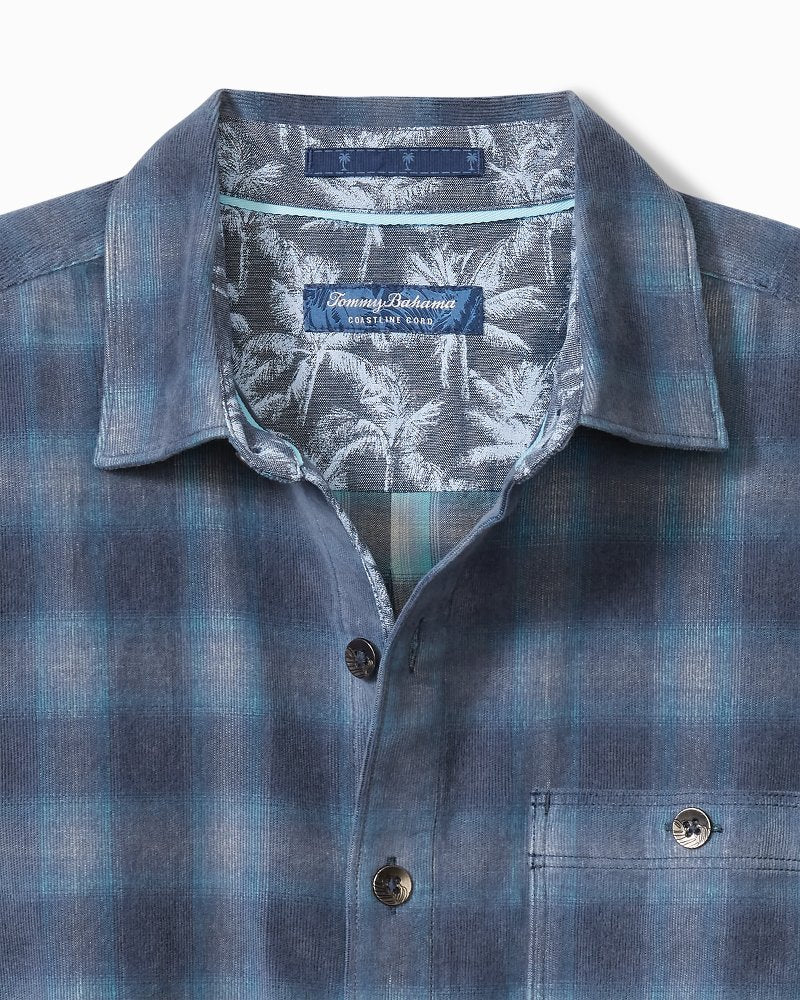 Coastline Cord Stretch Ombré Check Shirt - Tommy Bahama Men