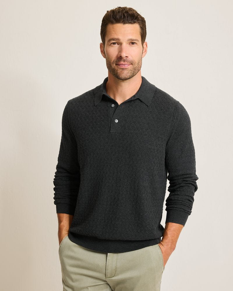Capital Cable Sweater Polo - Tommy Bahama Men