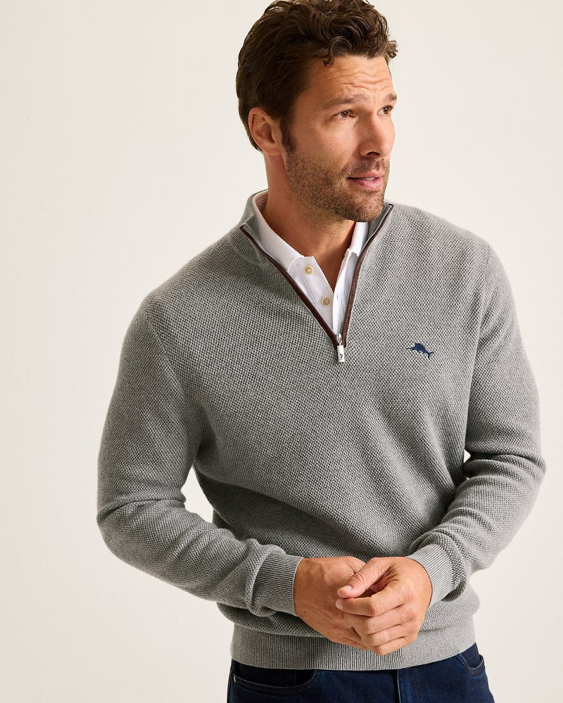 Marlin Luxe Half-Zip Sweater - Tommy Bahama Men