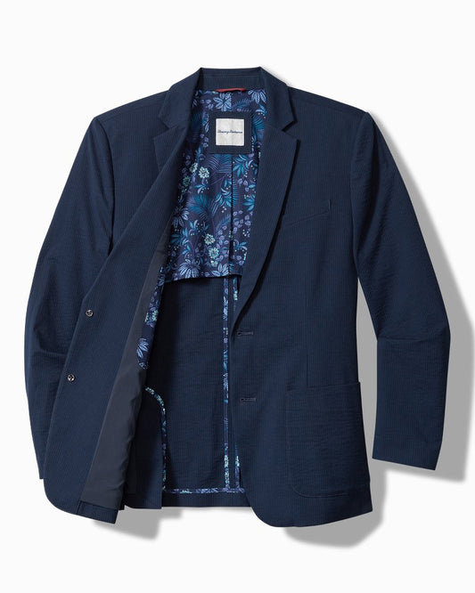 Nova Wave Stretch-Seersucker Blazer - Tommy Bahama Men