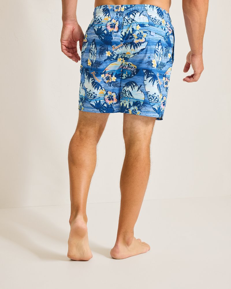 Naples Ocean Echoes 6-Inch Swim Trunks - Tommy Bahama Men