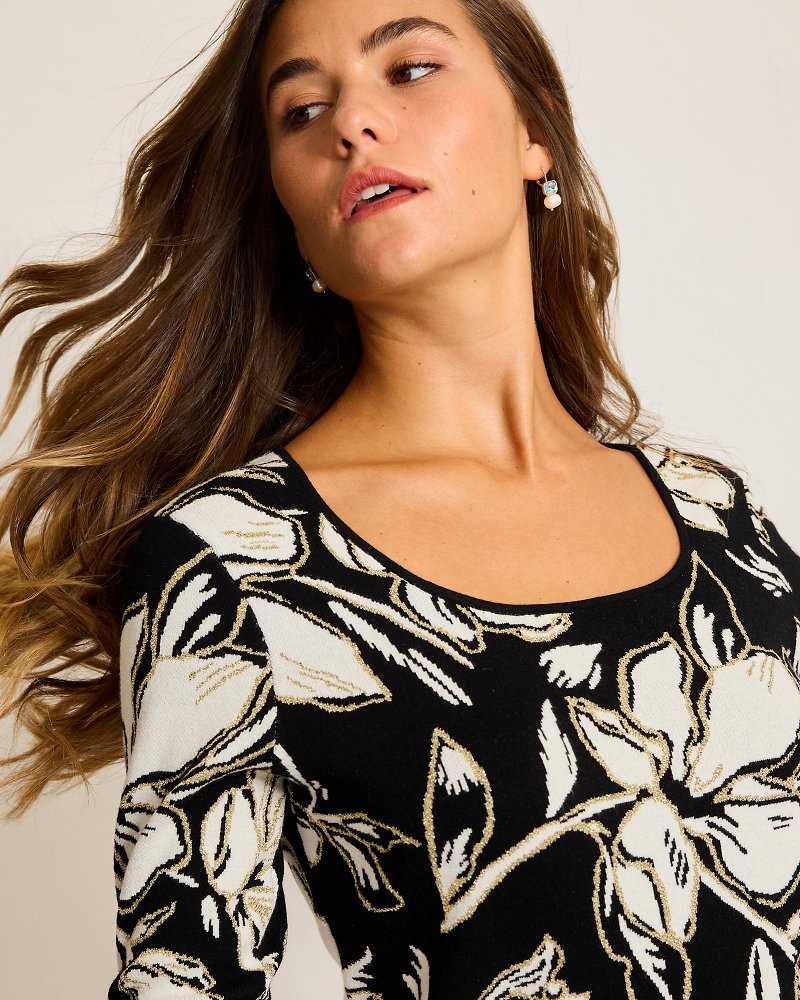 Noche Mar Jacquard Sweater - Tommy Bahama Women
