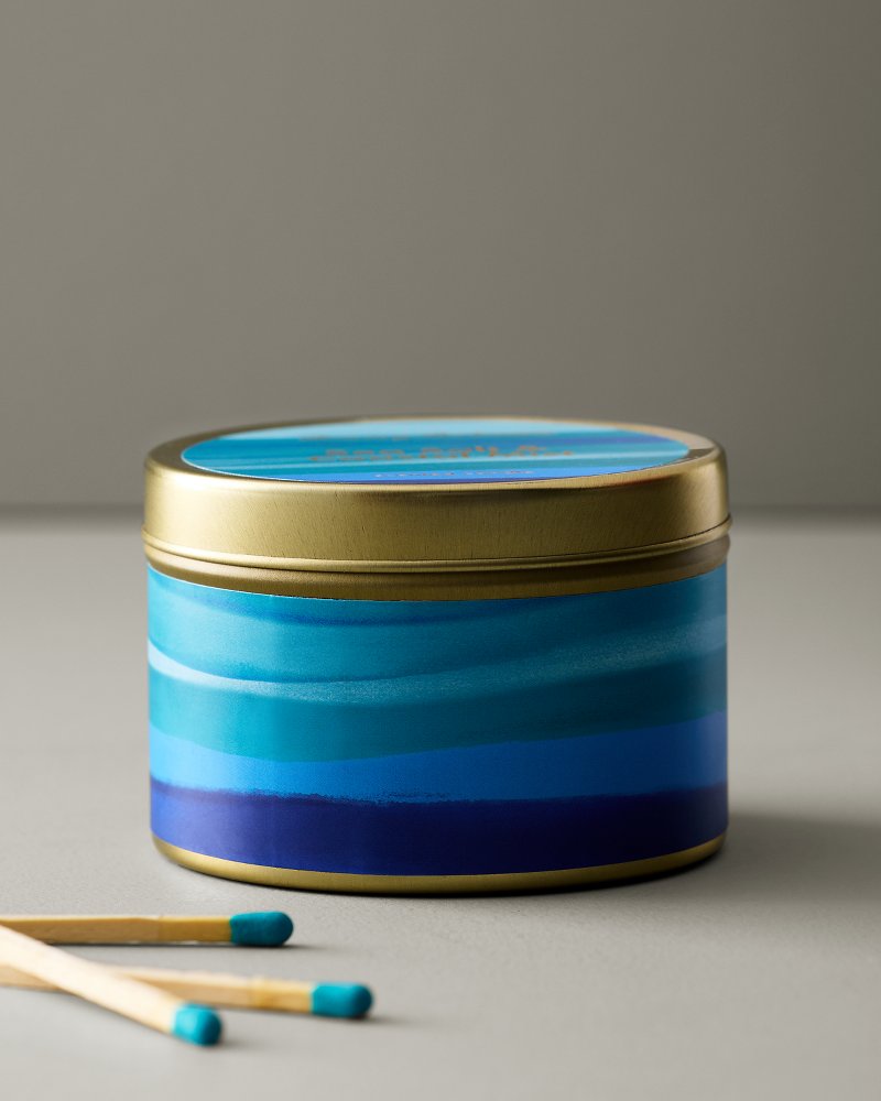 Sea Salt and Coastal Mist 6-oz. Tin Candle - Tommy Bahama Beach & Home