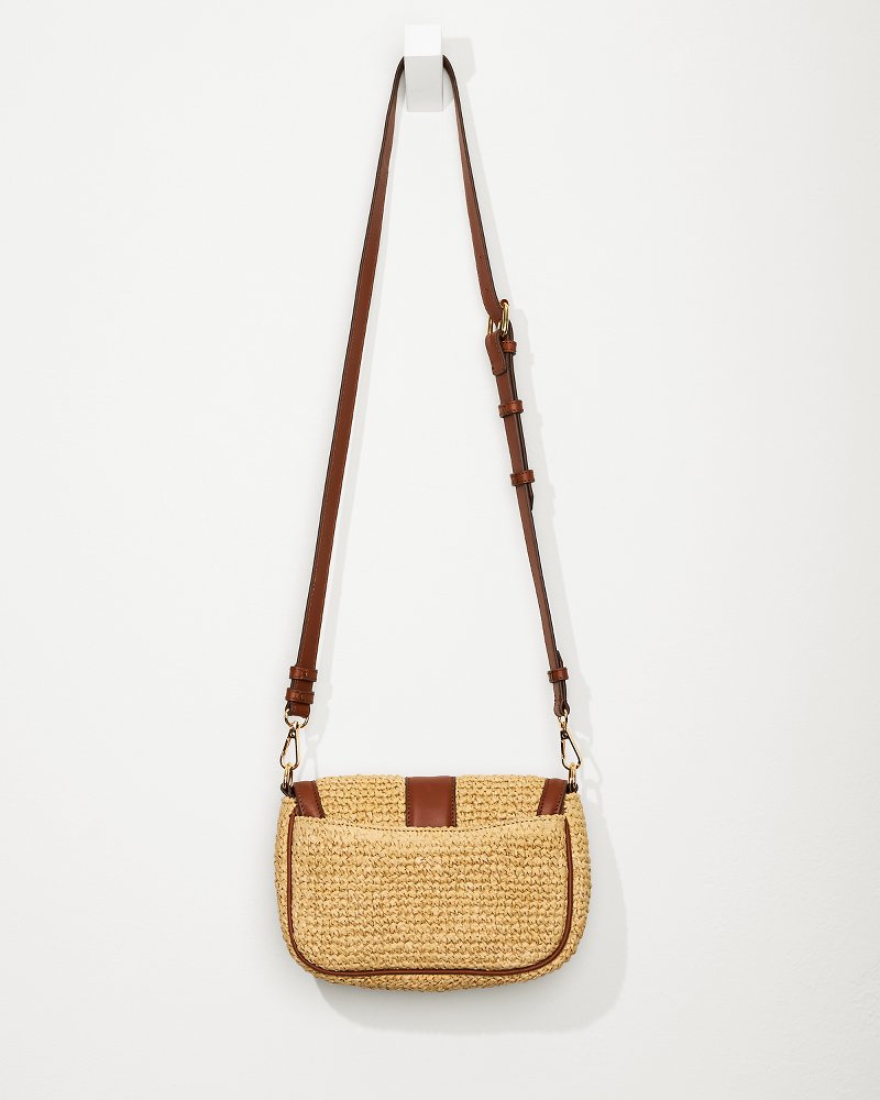 Raffia & Leather Chain Crossbody - Tommy Bahama Women
