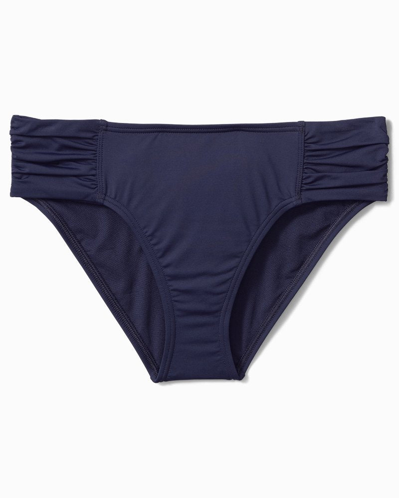 Pearl High-Waist Side-Shirred Bikini Bottoms - Tommy Bahama Women
