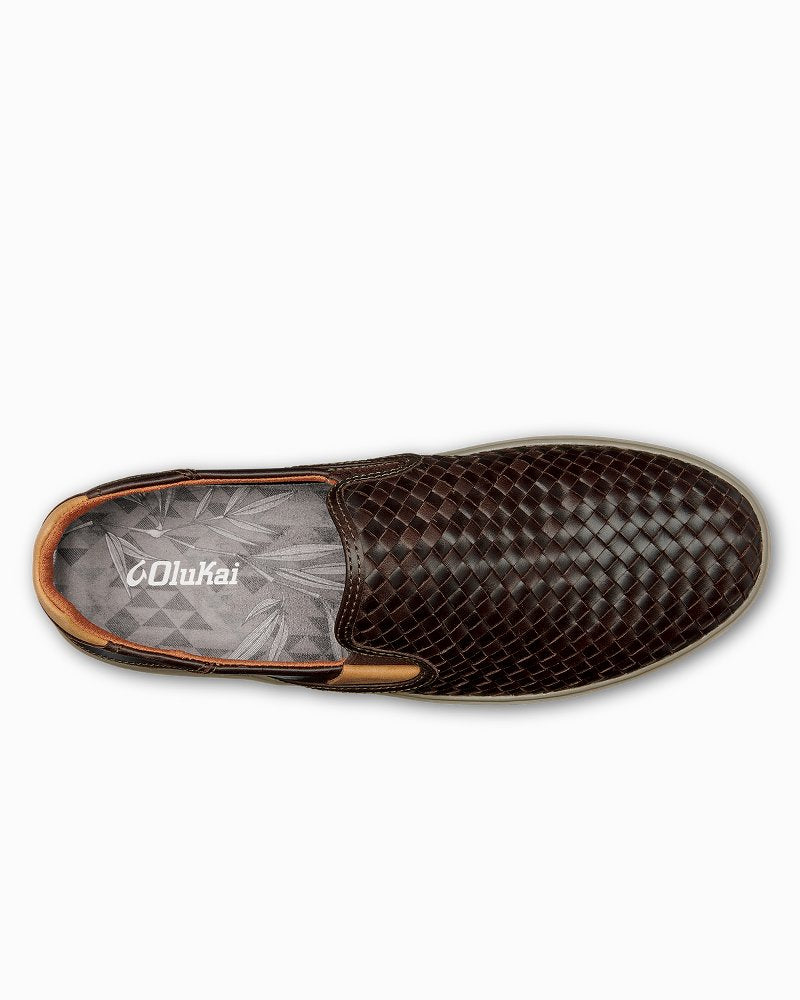 OluKai® Lae'ahi Lauhala Slip-On Sneakers - Tommy Bahama Men