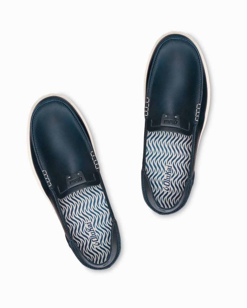 OluKai® Kākaha Leather Slip-On Shoes - Tommy Bahama Men