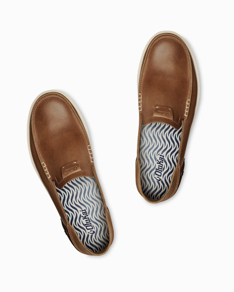 OluKai® Kākaha Leather Slip-On Shoes - Tommy Bahama Men