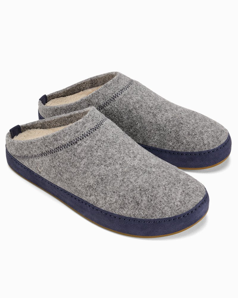 OluKai® Hāmani Hulu Felt Mules - Tommy Bahama Men