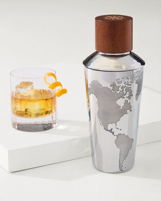 Viski® Globe 3-Piece Cocktail Shaker - Tommy Bahama Beach & Home