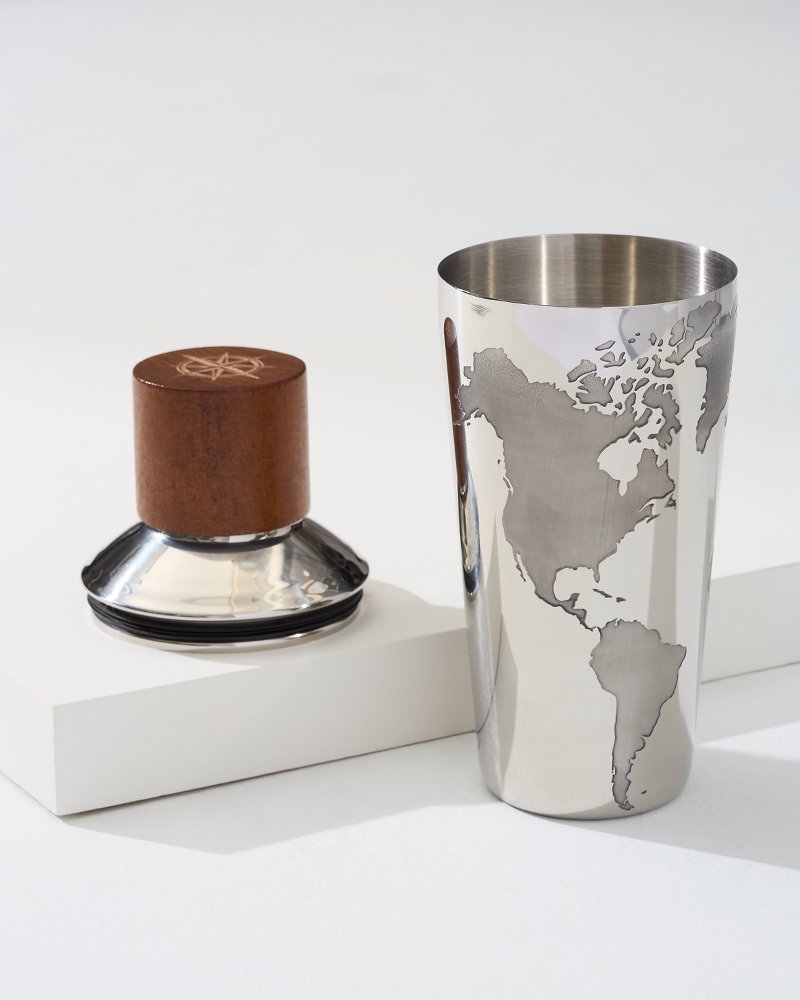 Viski® Globe 3-Piece Cocktail Shaker - Tommy Bahama Beach & Home