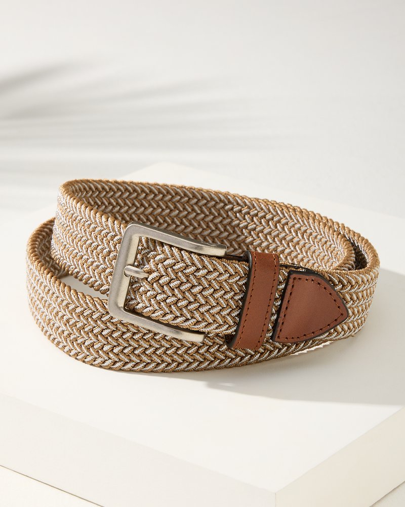 Two-Tone Stretch Webbed Belt - Tommy Bahama Men