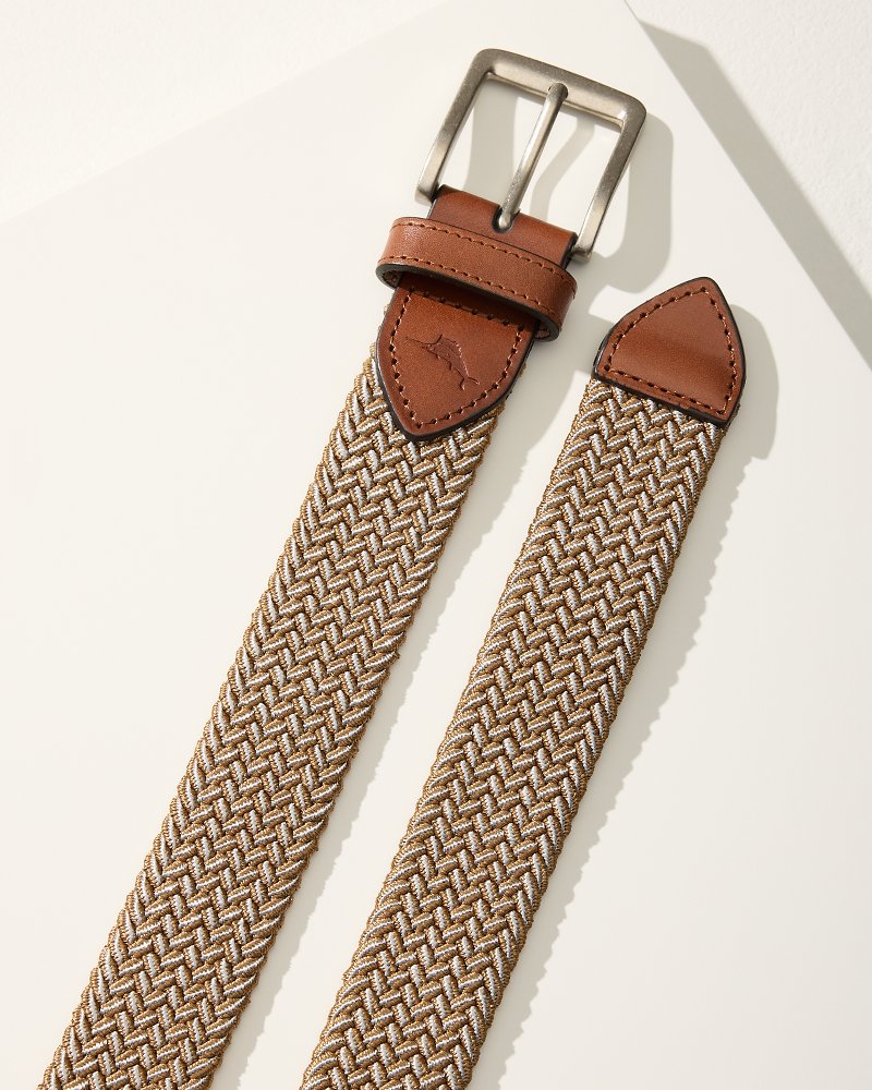Two-Tone Stretch Webbed Belt - Tommy Bahama Men