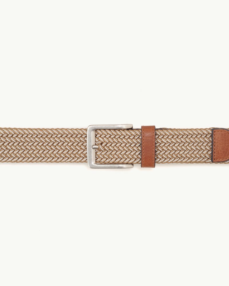 Two-Tone Stretch Webbed Belt - Tommy Bahama Men