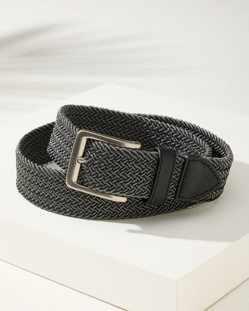 Two-Tone Stretch Webbed Belt - Tommy Bahama Men