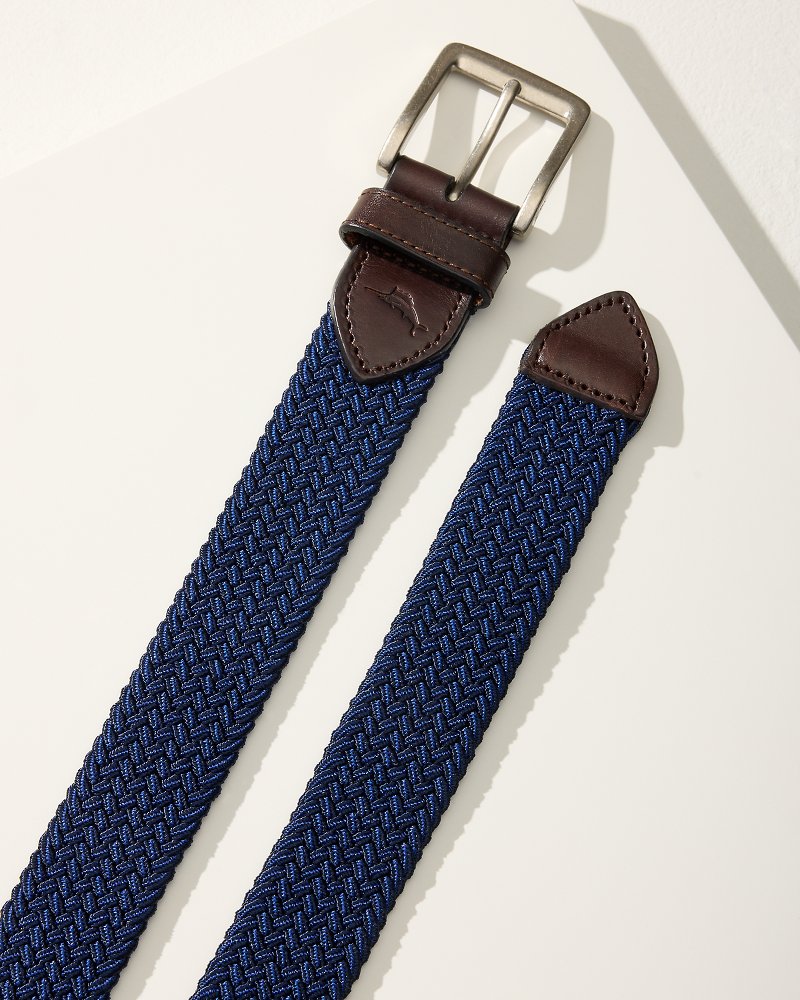 Two-Tone Stretch Webbed Belt - Tommy Bahama Men