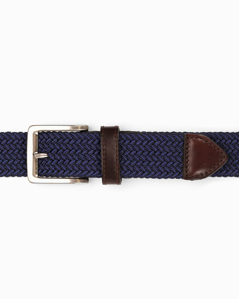 Two-Tone Stretch Webbed Belt - Tommy Bahama Men
