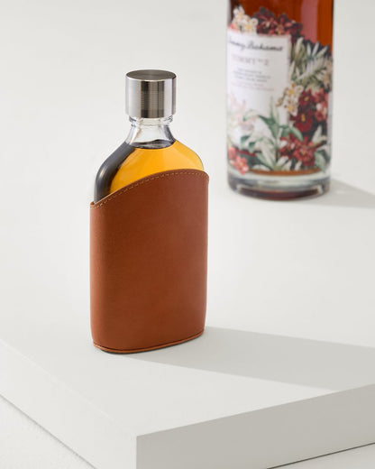 Viski® Parker Leather Flask - Tommy Bahama Beach & Home