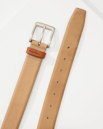 Embossed Nubuck Belt - Tommy Bahama Men