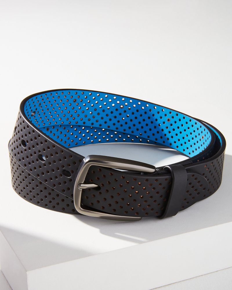 Perforated Rubberized Performance Belt - Tommy Bahama Men