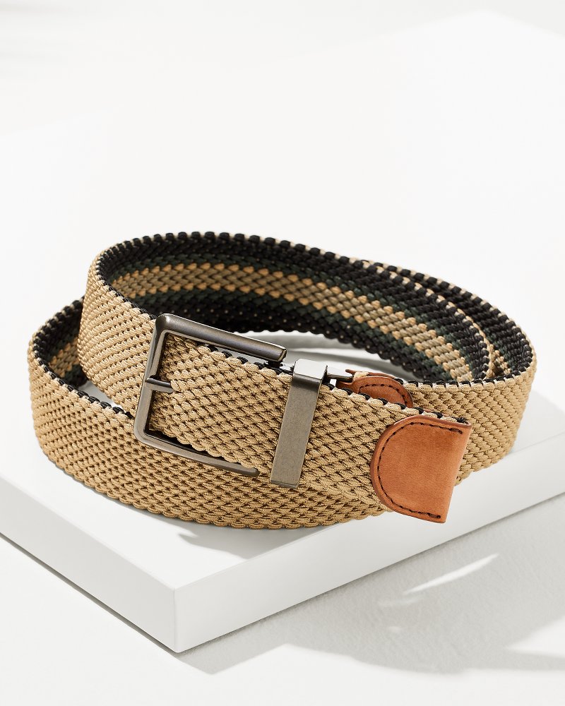 Reversible Stretch Cord Belt - Tommy Bahama Men