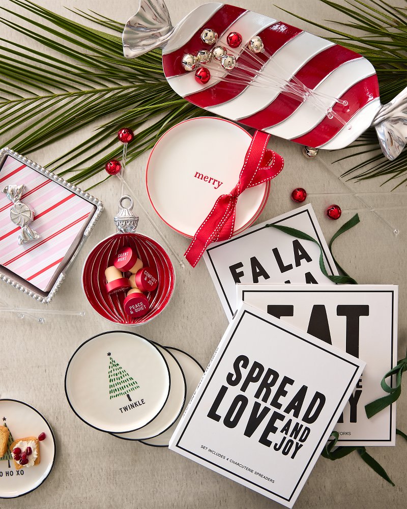 Beaded Peppermint Napkin Box Set - Tommy Bahama Beach & Home