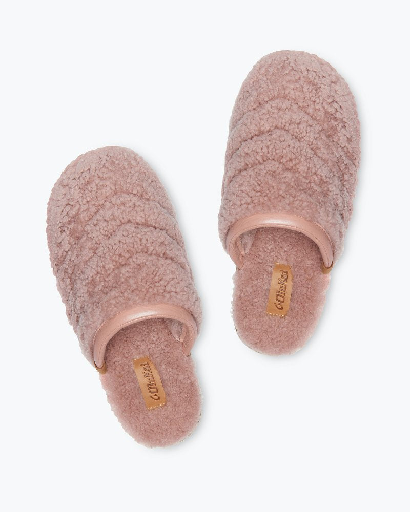 OluKai® Pūpū Mua Fuzzy Slippers - Tommy Bahama Women