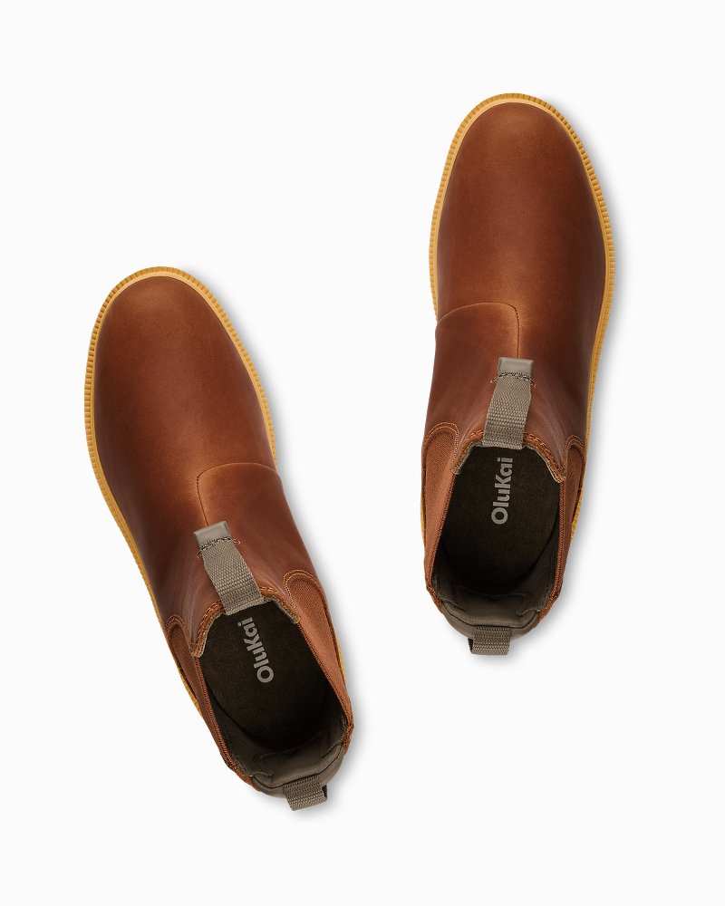OluKai® Hehi Waterproof Leather Boots - Tommy Bahama Women