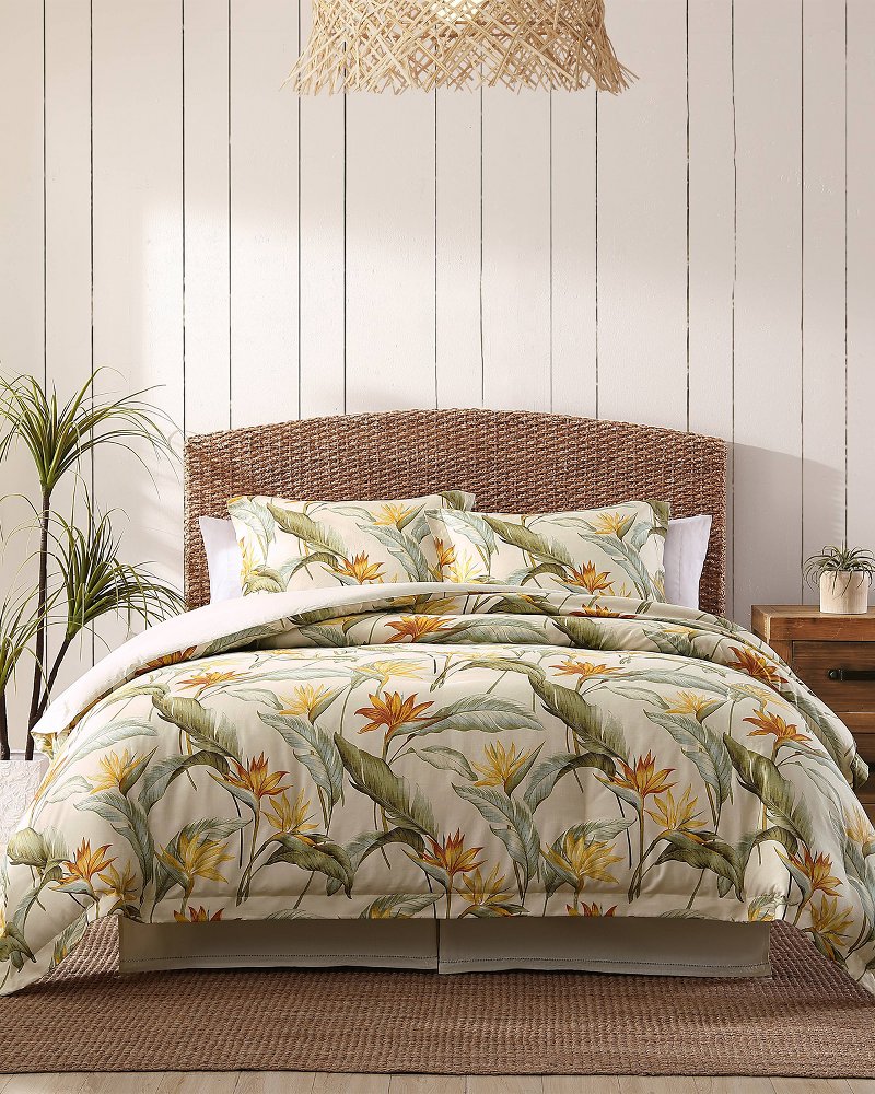 Birds of Paradise 4-Piece California King Comforter Set - Tommy Bahama Beach & Home