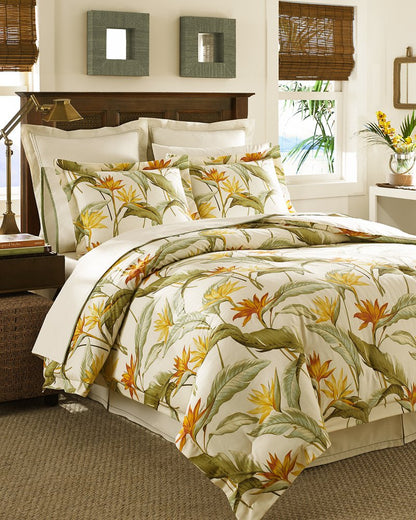 Birds of Paradise 4-Piece California King Comforter Set - Tommy Bahama Beach & Home