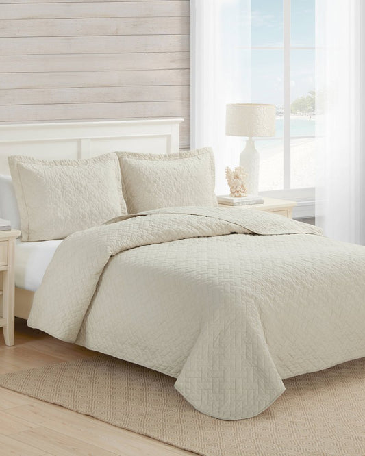 Raffia Solid 2-Piece Twin Quilt Set - Tommy Bahama Beach & Home