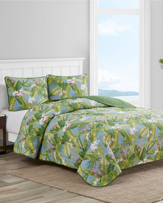 Aregada Dock 3-Piece Full/Queen Quilt Set - Tommy Bahama Beach & Home