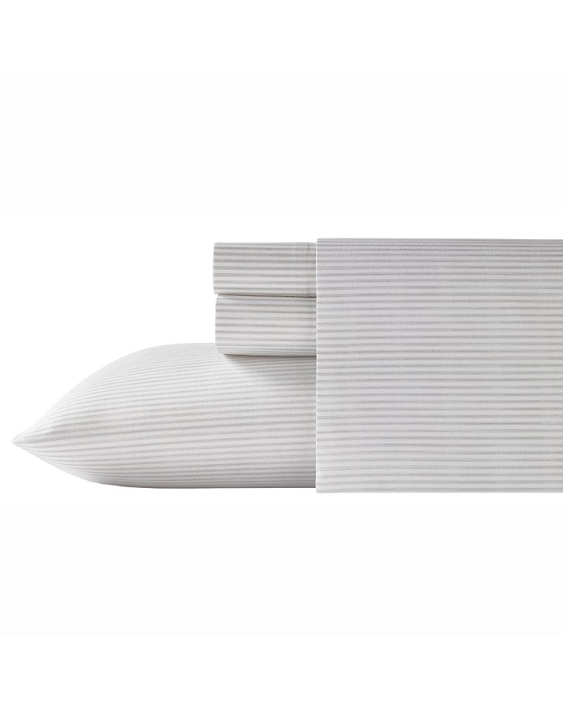 Paloma Stripe Cloud 4-Piece Queen Sheet Set - Tommy Bahama Beach & Home